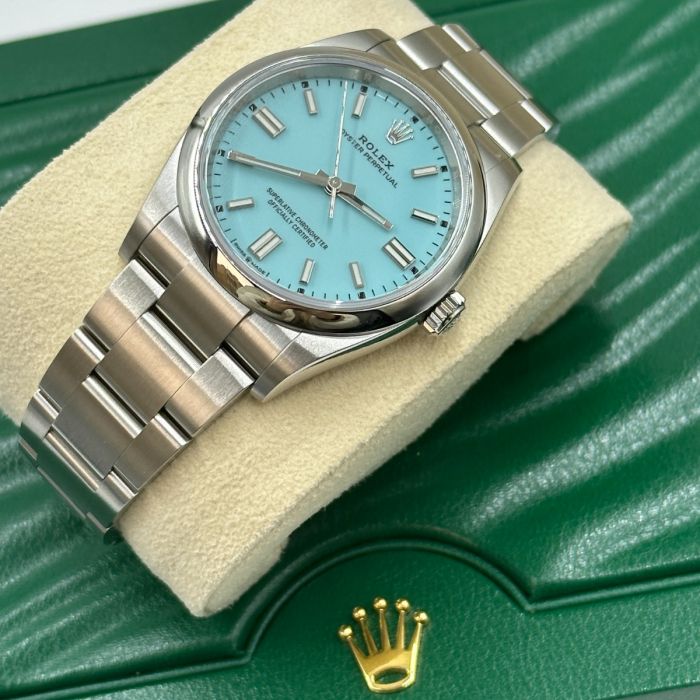 Rolex Oyster Perpetual 36 | Cadran Turquoise Tiffany