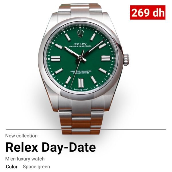 Rolex Day-Date رمز الذوق الرفيع و الأناقة _ باللون الأخضر